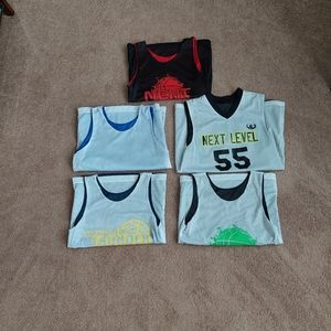 5 Youth Reversible Basketball Jerseys